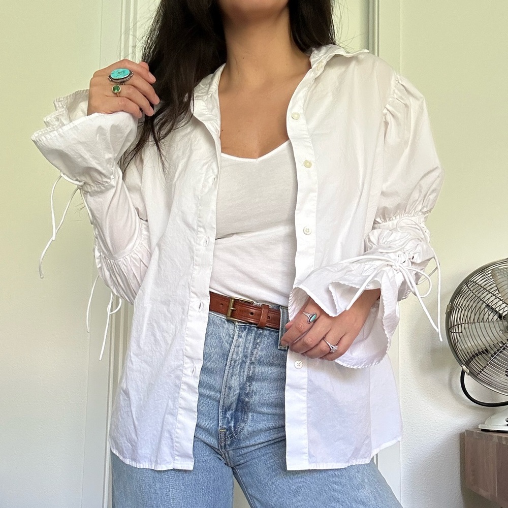 Frame Button up with Tie sleeves - Picture 6 of 6